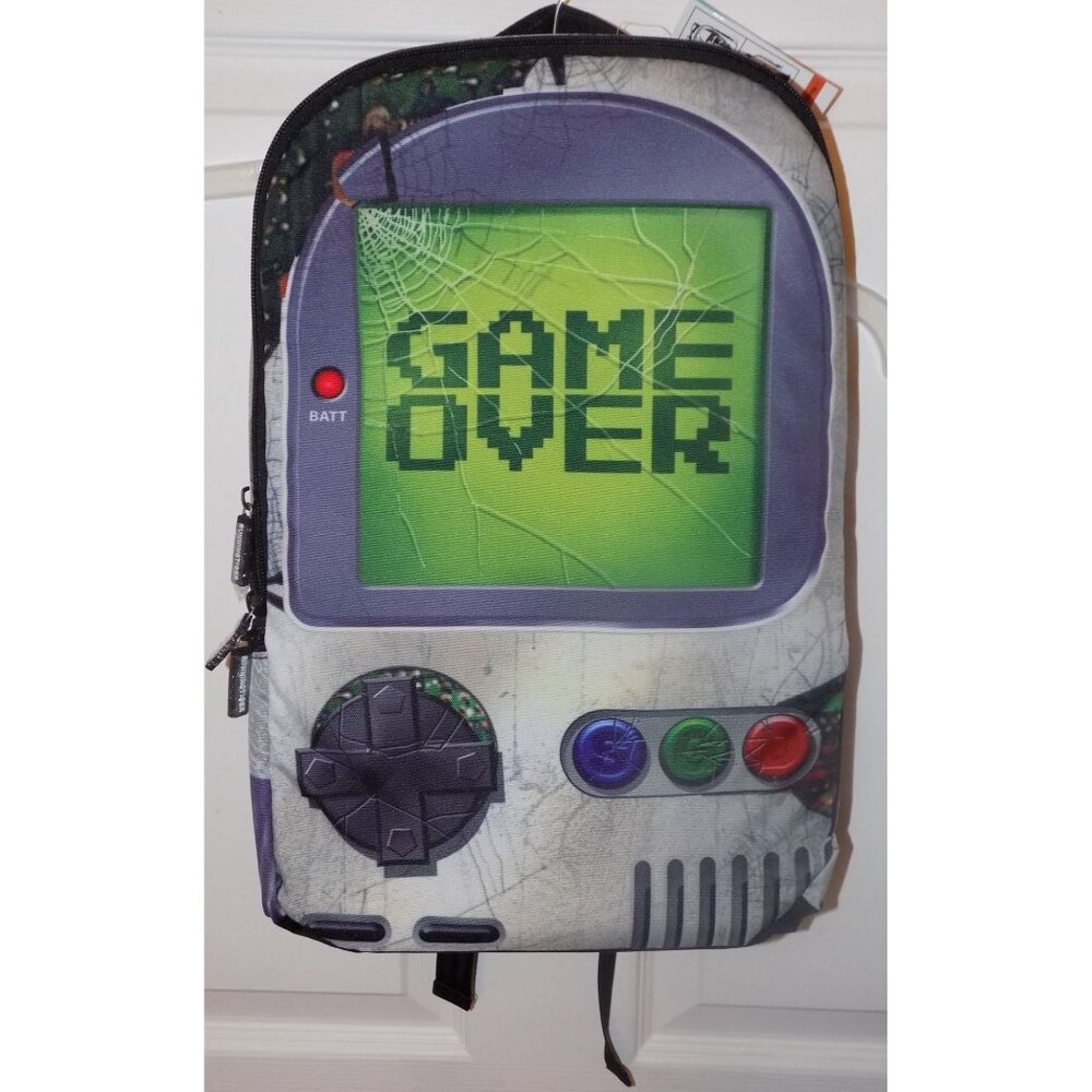 Game Over Backpack Video Game, School Supplies, Laptop